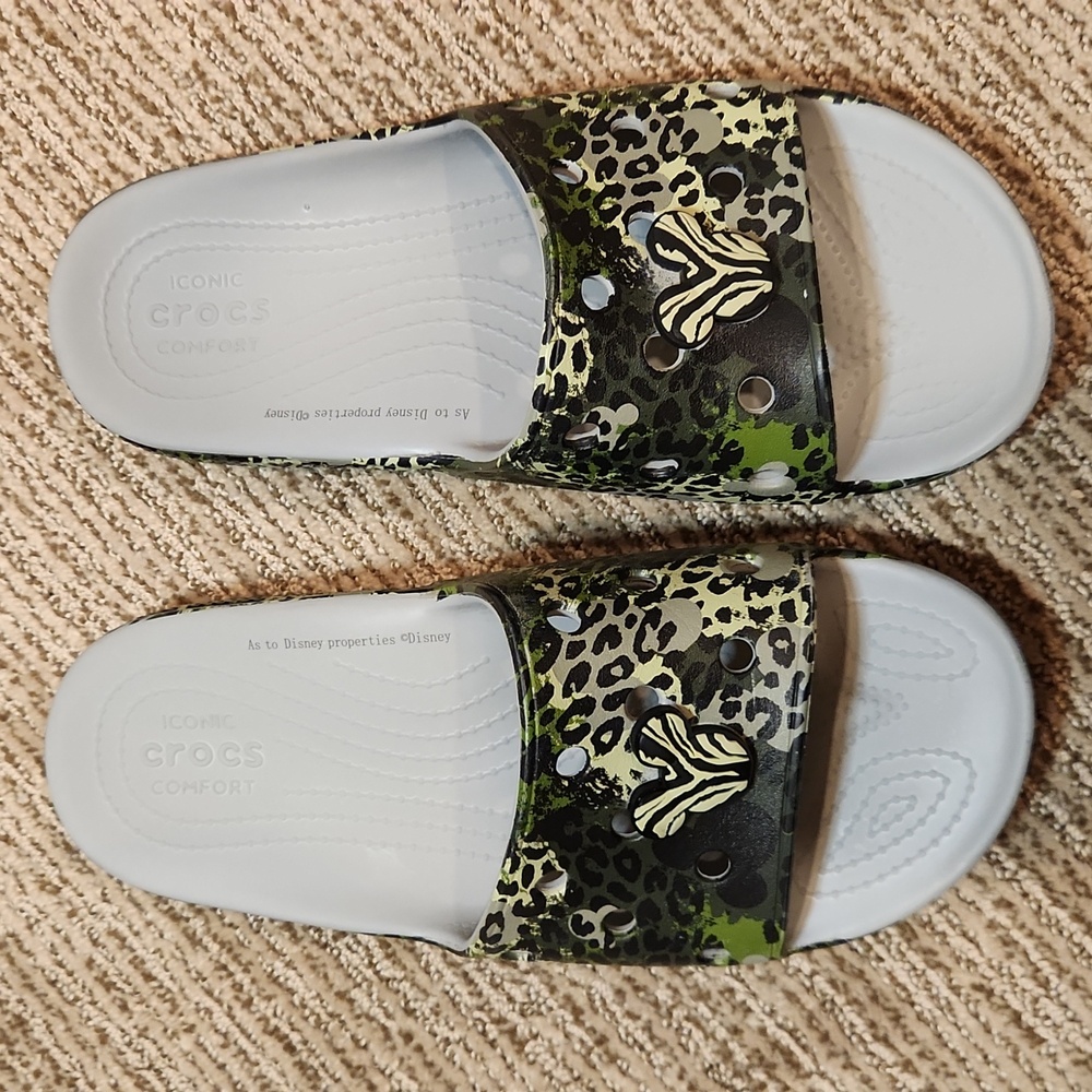 Mickey Mouse Camo Slide Sandals